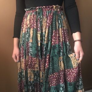 Short Circuit Boho Maxi Pattern Skirt